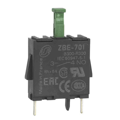 Schneider Electric Harmony XB4 Series Contact Block, 250V, 1 NO
