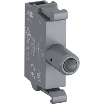 ABB MLBL Series Light Block, 110 → 130V, Red Light