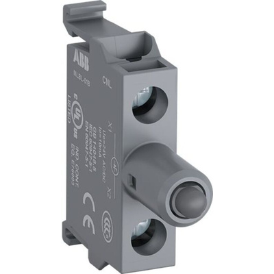 ABB MLBL Series Light Block, 110 V dc, 130 V dc, Green Light