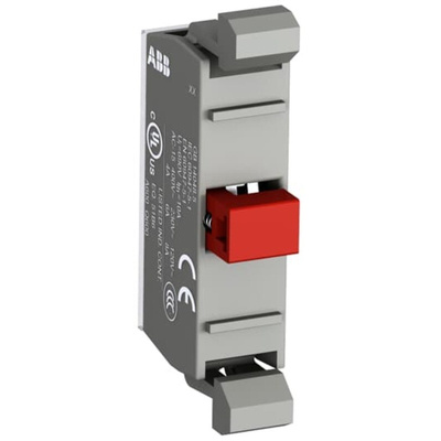 ABB MCBL Series Contact Block, 125V ac/dc, 1NO