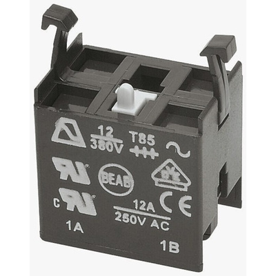 APEM A02 Series Contact Block for Use with A02 Series, 2 NO