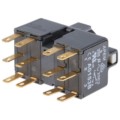 APEM A01 Series Contact Block for Use with A01 Series, 4CO