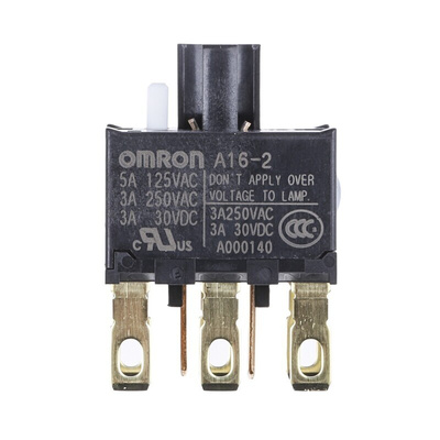 Omron Contact Block for Use with Push Button Switch, 2CO