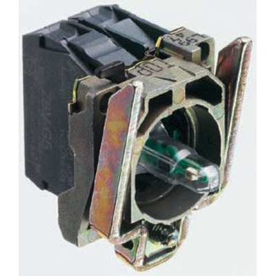 Schneider Electric Harmony XB4 Series Contact & Light Block, 110 → 120V ac, SPST