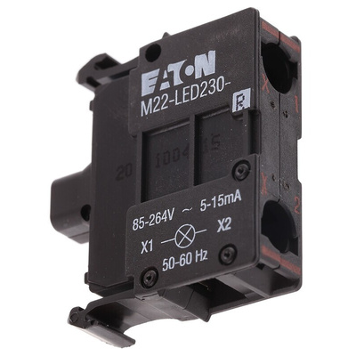 Eaton M22 Series Light Block, 85 → 264V ac, Red Light