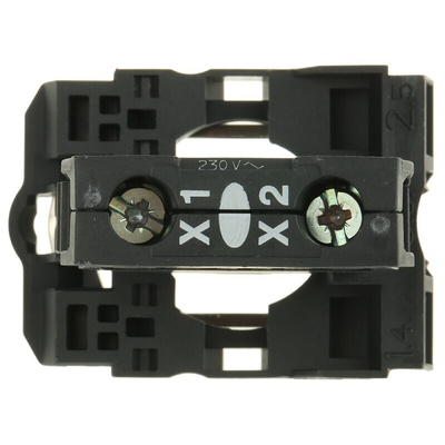 Schneider Electric Harmony XB5 Series Light Block, 230 → 240V ac, White Light