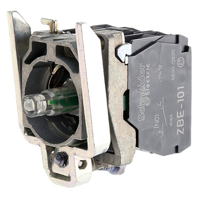 Schneider Electric Harmony XB4 Series Contact & Light Block, 24V ac/dc, 1NO + 1NC