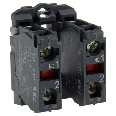 Schneider Electric Harmony XB5 Series Contact Block, 2NC