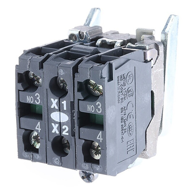 Schneider Electric Harmony XB4 Series Contact & Light Block, 24V ac/dc, 2 NO