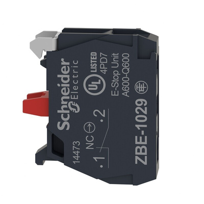 Schneider Electric ZBE1 Series Contact Block, 1NC