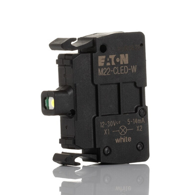 Eaton M22 Series Light Block, 12 → 30V ac/dc, White Light