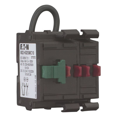 Eaton M22 Series Contact Block, 500V, 1NO + 2NC