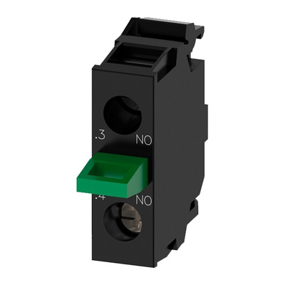 Siemens SIRIUS ACT Series Contact Block, 5 → 500V ac/dc, 1NO