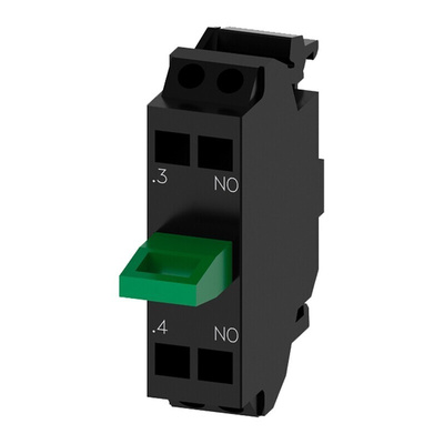 Siemens SIRIUS ACT Series Contact Block, 5 → 500V ac/dc, 1NO