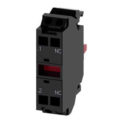 Siemens SIRIUS ACT Series Contact Block, 5 → 500V ac/dc, 1NC