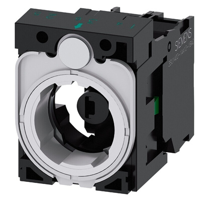 Siemens SIRIUS ACT Light Block & Holder - 1NO White, 6 → 24 V ac/dc