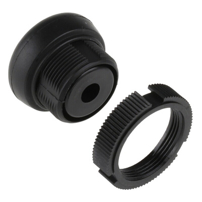 Schneider Electric Harmony XAC Series Black Front Mounting Push Button Head, 22mm Cutout, IP69