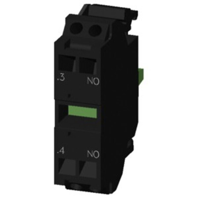 Siemens 3SU1 Contact Block - 1NO 5 → 500 V ac/dc