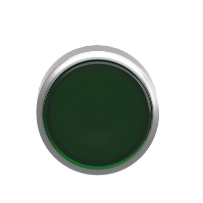 Schneider Electric Harmony XB4 Series Green Illuminated Spring Return Push Button Head, 22mm Cutout, IP66, IP67, IP69K