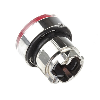 Schneider Electric ZB4 Series Red Illuminated Spring Return Push Button Head, 22mm Cutout, IP66, IP67, IP69K
