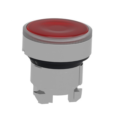 Schneider Electric ZB4 Series Red Illuminated Spring Return Push Button Head, 22mm Cutout, IP66, IP67, IP69K