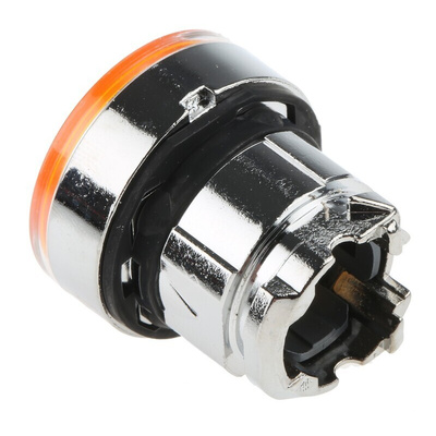 Schneider Electric Harmony XB4 Series Orange Illuminated Spring Return Push Button Head, 22mm Cutout, IP66, IP67, IP69K