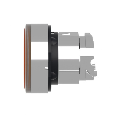 Schneider Electric Harmony XB4 Series Orange Illuminated Spring Return Push Button Head, 22mm Cutout, IP66, IP67, IP69K