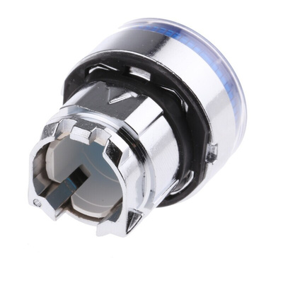 Schneider Electric Harmony XB4 Series Blue Illuminated Spring Return Push Button Head, 22mm Cutout, IP66, IP67, IP69K
