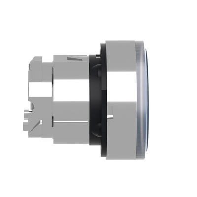 Schneider Electric Harmony XB4 Series Blue Illuminated Spring Return Push Button Head, 22mm Cutout, IP66, IP67, IP69K