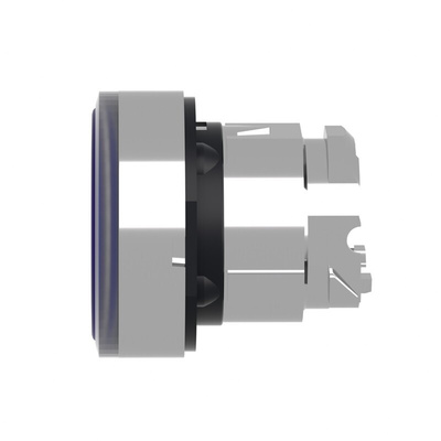 Schneider Electric Harmony XB4 Series Blue Illuminated Spring Return Push Button Head, 22mm Cutout, IP66, IP67, IP69K