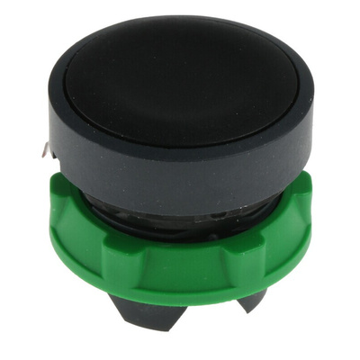 Schneider Electric Harmony XB5 Series Black Spring Return Push Button Head, 22mm Cutout, IP66, IP67, IP69K
