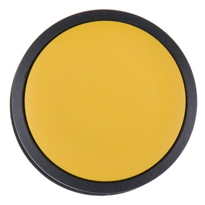 Schneider Electric Harmony XB5 Series Yellow Spring Return Push Button Head, 22mm Cutout, IP66, IP67, IP69K