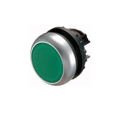 Eaton RMQ Titan M22 Series Green Illuminated Momentary Push Button Head, 22mm Cutout, IP69K