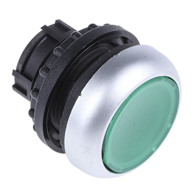 Eaton RMQ Titan M22 Series Green Illuminated Momentary Push Button Head, 22mm Cutout, IP69K