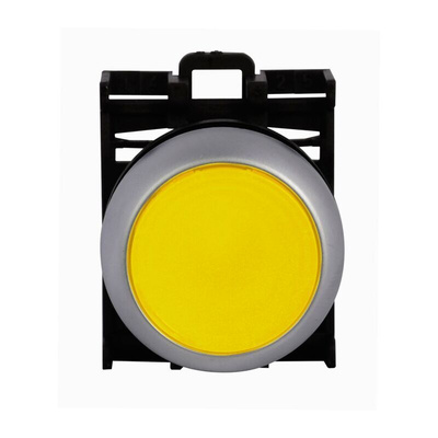 Eaton RMQ Titan M22 Series Yellow Illuminated Momentary Push Button Head, 22mm Cutout, IP69K