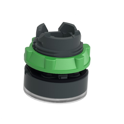 Schneider Electric ZB5 Series White Illuminated Spring Return Push Button Head, 22mm Cutout, IP66, IP67, IP69K