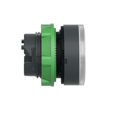 Schneider Electric ZB5 Series White Illuminated Spring Return Push Button Head, 22mm Cutout, IP66, IP67, IP69K