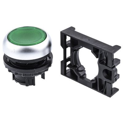 Eaton RMQ Titan M22 Series Green Illuminated Maintained Push Button Head, 22mm Cutout, IP69K