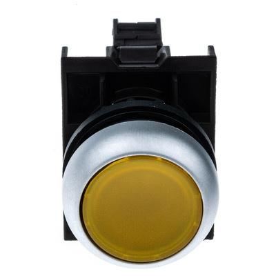 Eaton RMQ Titan M22 Series Yellow Illuminated Momentary Push Button Head, 22mm Cutout, IP69K