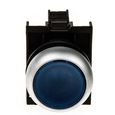 Eaton RMQ Titan M22 Series Blue Illuminated Momentary Push Button Head, 22mm Cutout, IP69K