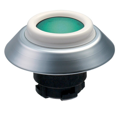 Schmersal Elan Series Green Illuminated Push Button Head, 22mm Cutout, IP69K