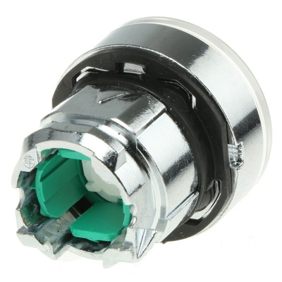 Schneider Electric Harmony XB4 Series White Illuminated Maintained Push Button Head, 22mm Cutout, IP66, IP67, IP69K