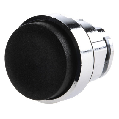 Schneider Electric Harmony XB4 Series Black Spring Return Push Button Head, 22mm Cutout, IP66, IP67, IP69K