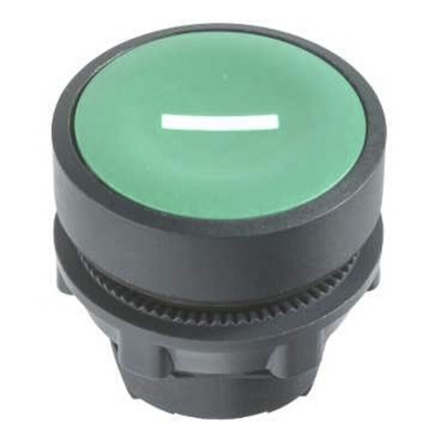 Schneider Electric Harmony XB5 Series Green Spring Return Push Button Head, 22mm Cutout, IP66, IP67, IP69K