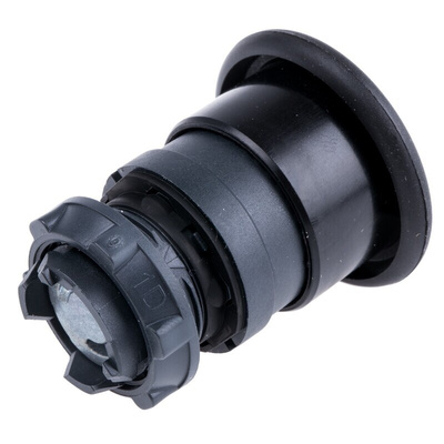 Schneider Electric Harmony XB5 Series Black Spring Return Push Button Head, 22mm Cutout, IP66, IP69K