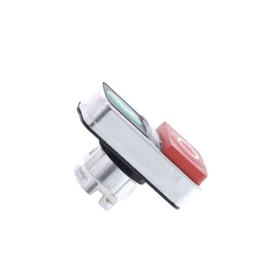 Schneider Electric Harmony XB4 Series Green, Red Illuminated Spring Return Push Button Head, 22mm Cutout, IP66, IP69K
