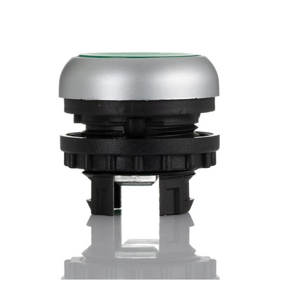 Eaton M22 Series Green Illuminated Momentary Push Button Head, 22mm Cutout, IP67