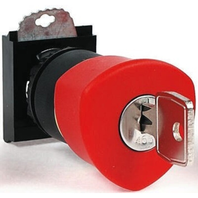 BACO Red Key Reset Push Button Head, 22mm Cutout, IP66