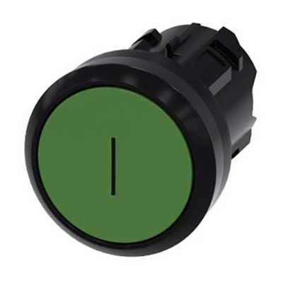Siemens SIRIUS ACT Series Green Momentary Push Button Head, 22mm Cutout, IP66, IP67, IP69K