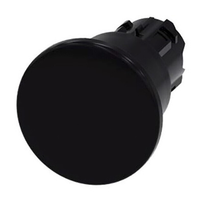 Siemens SIRIUS ACT Series Black Latching Push Button Head, 22mm Cutout, IP66, IP67, IP69K